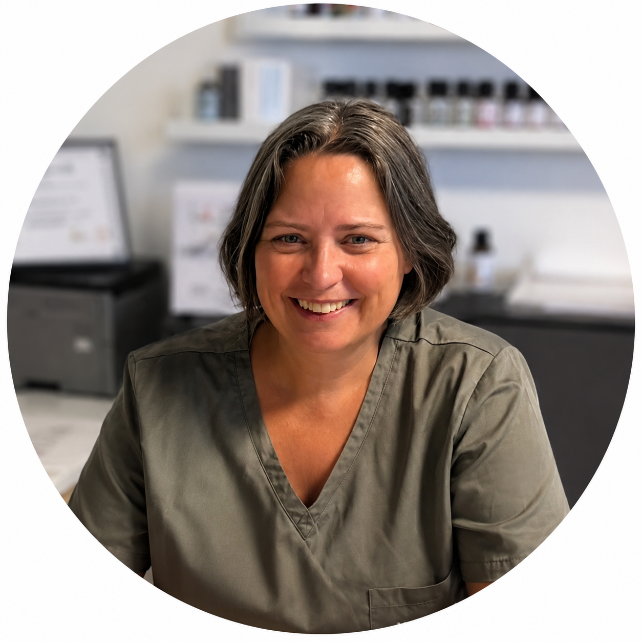 Hanne Jørgensen i klinikken Naturens Kraft