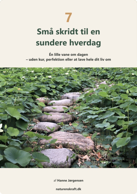 Forsiden på den gratis guide 7 Små skridt til en
sundere hverdag
