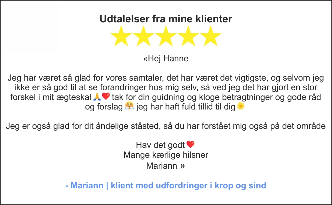 Udtalelser fra mine klienter