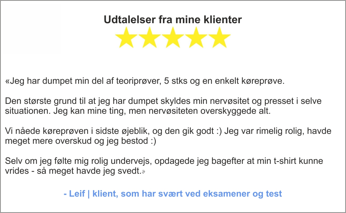 Udtalelser fra mine klienter